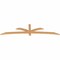 Ekena Millwork Davenport Timber Gable Bracket, Western Red Cedar, 96"W x 24"H x 1 1/2"D x 3 1/2"F, 6/12 Pitch GBW096X24X0204DAV00SWR - alternate 3